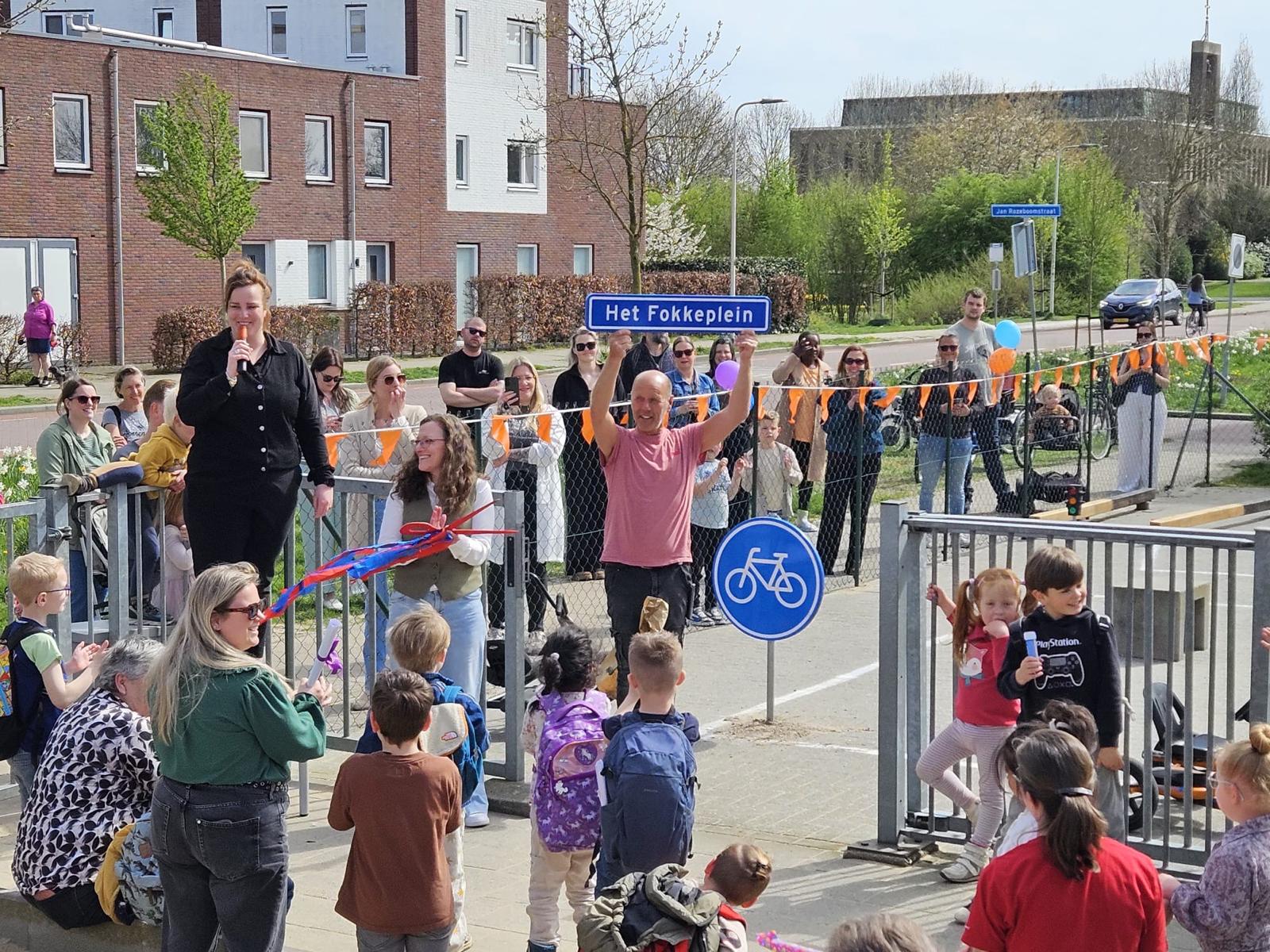 Nieuw skelterplein voor leerlingen Anne Flokstraschool so en sbo Het Mozaïek
